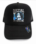 METAL FACE trucker hat